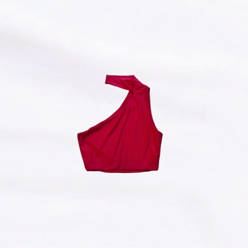 revolve by the way ⋆ one shoulder crop top